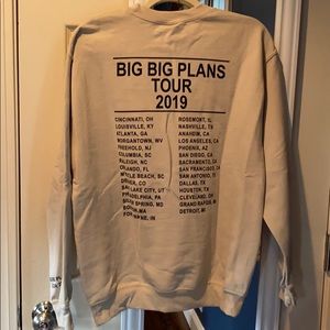 big plans sweatshirt